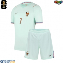 Otroški Nogometni dresi Francija Ousmane Dembele #7 Gostujoči SP 2026 Kratek Rokav (+ Kratke hlače)
